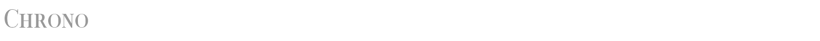 Chrono font preview